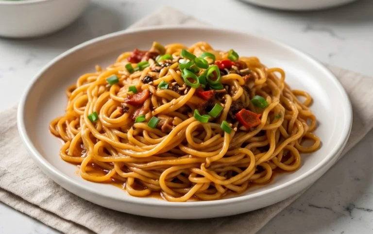 Easy Saucy Ramen Noodles