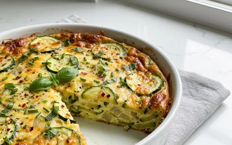 Crustless Zucchini Quiche Recipe