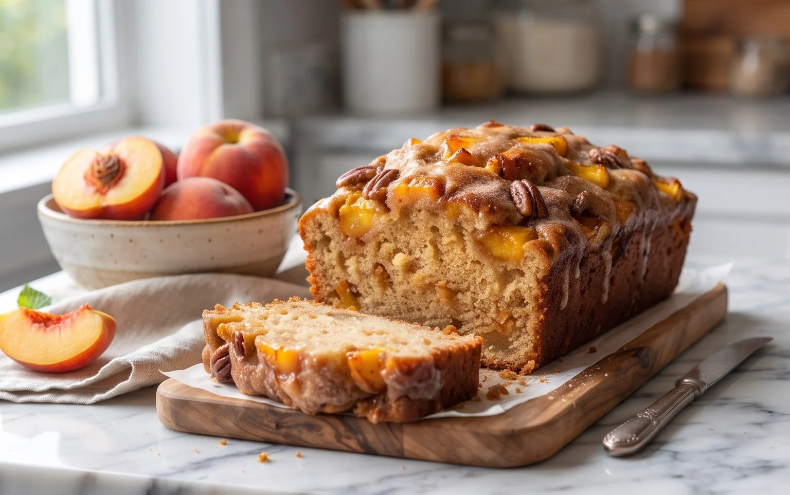Southern Peach Bread