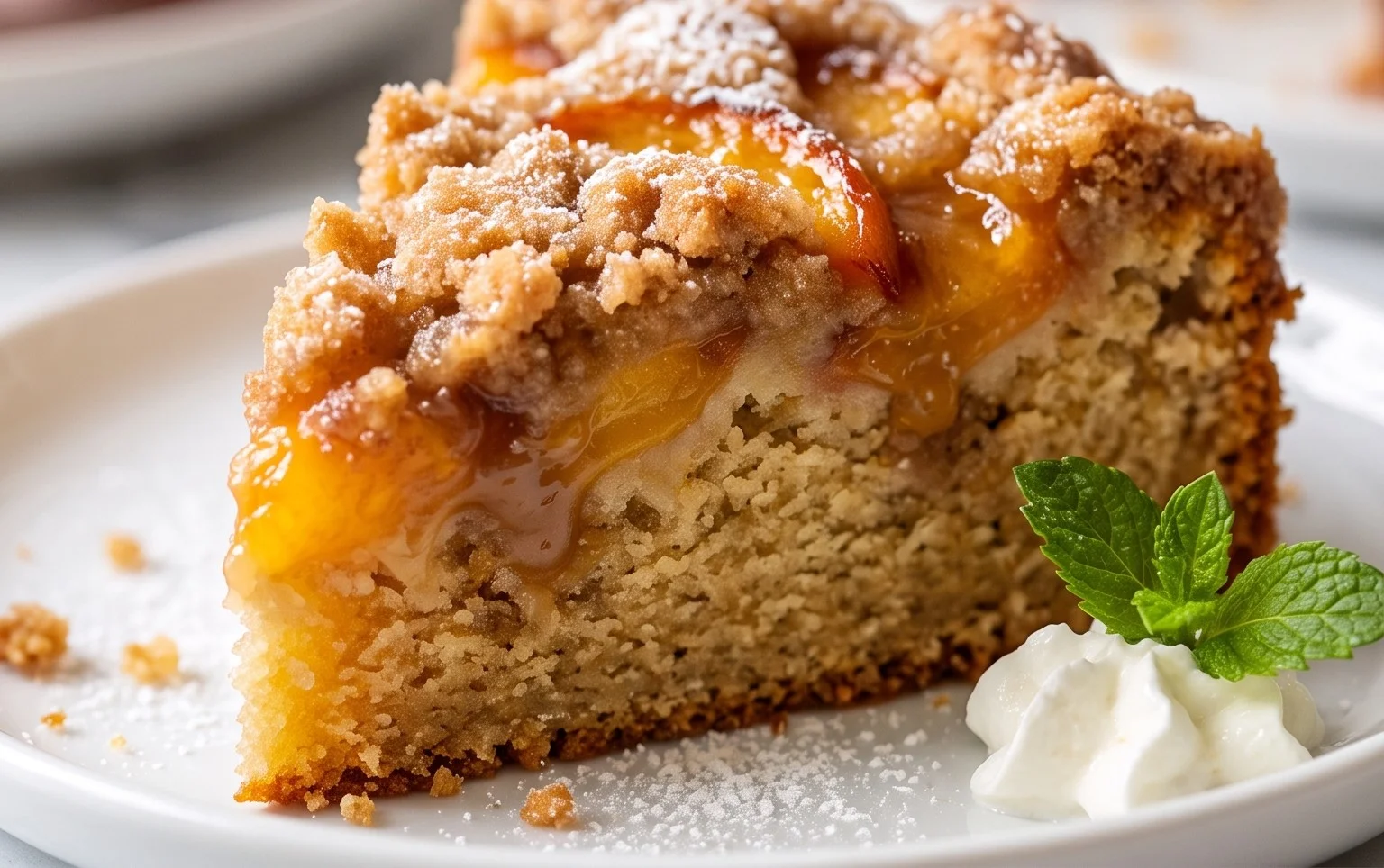 Peach Cobbler Pound Cake