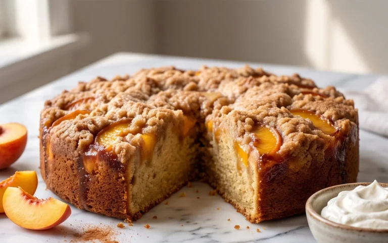 Peach Cobbler Pound Cake