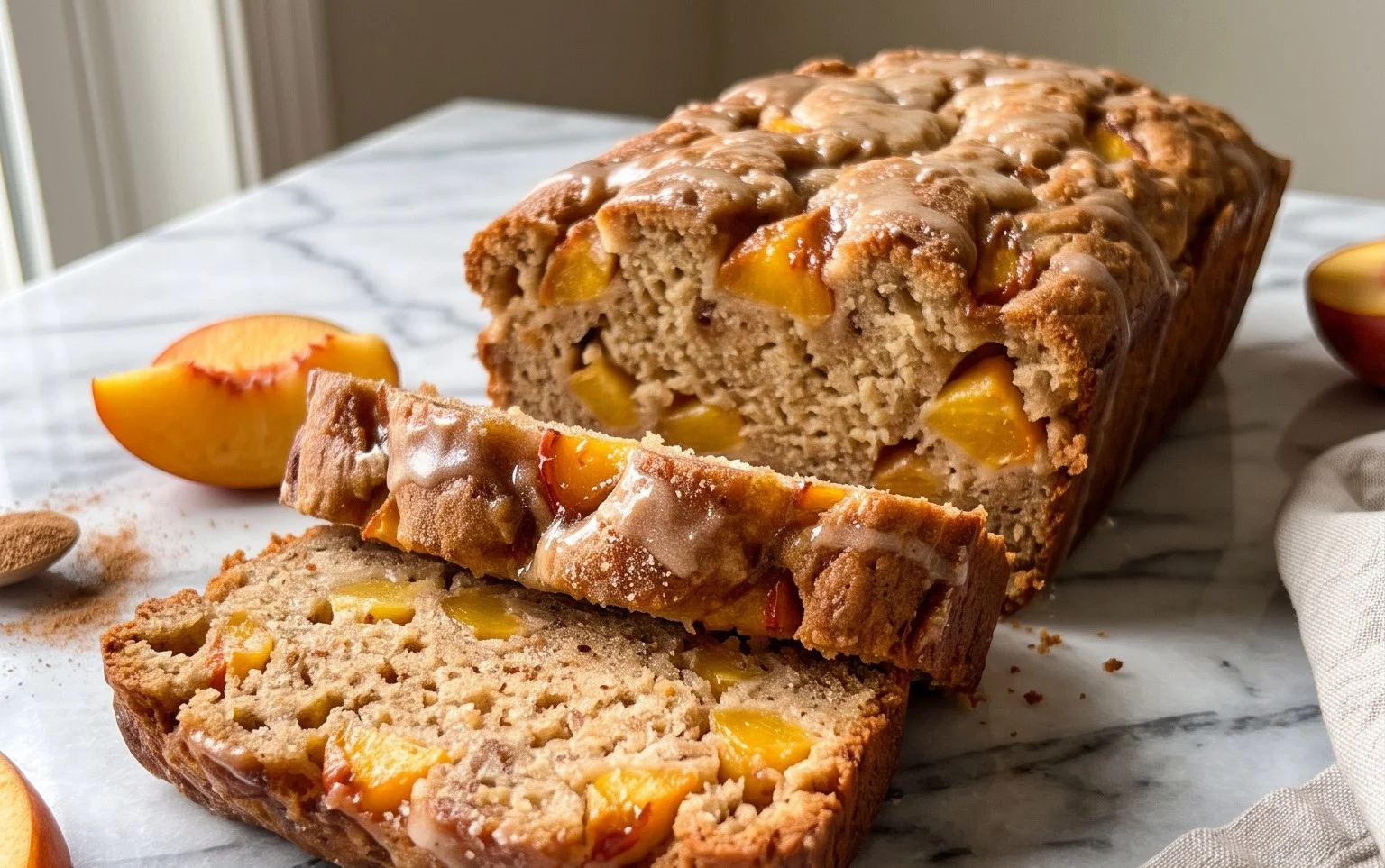 Spiced Peach Bread