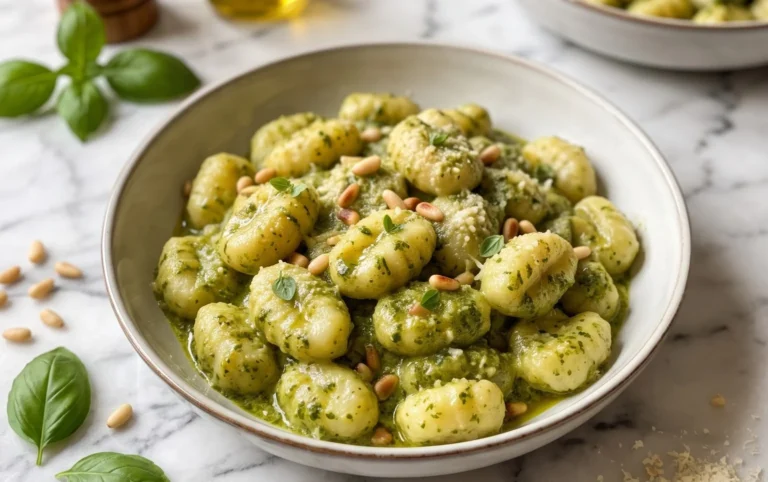 Creamy Pesto Gnocchi
