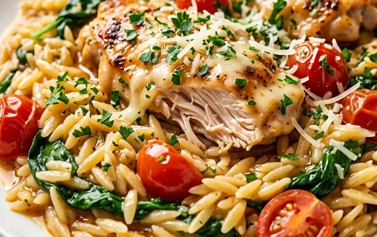 Chicken Orzo (30-Minutes, One-Pan)