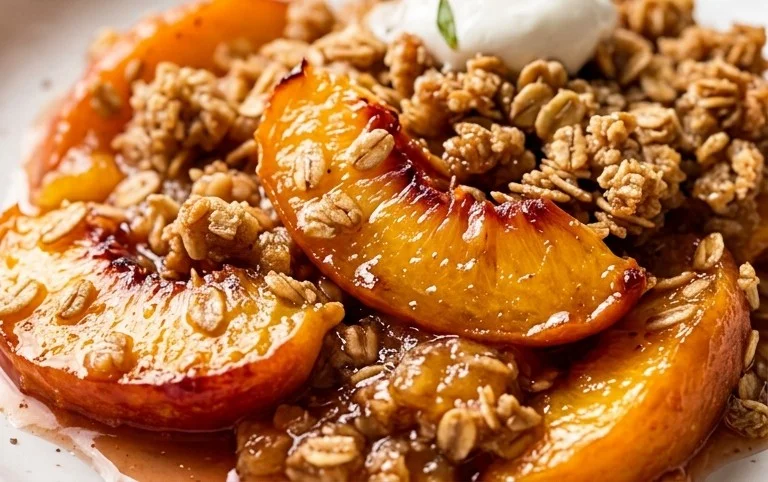 Fresh Peach Crisp Recipe