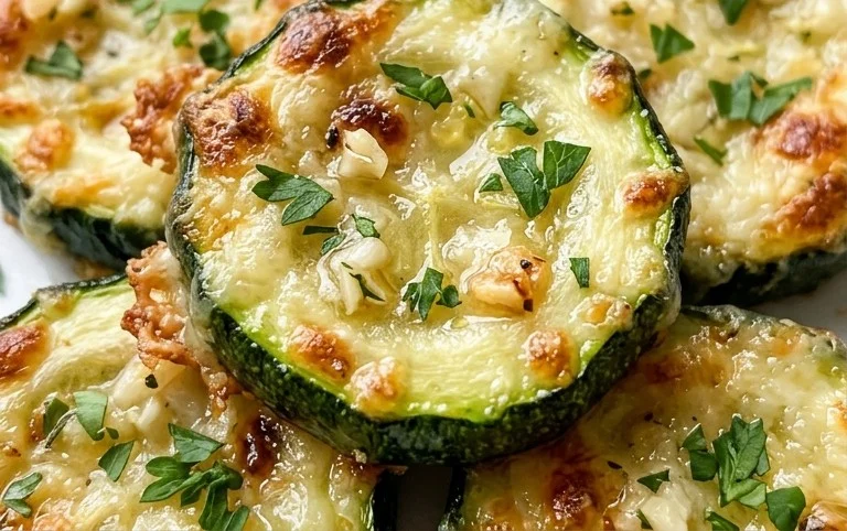 Zucchini Garlic Bites