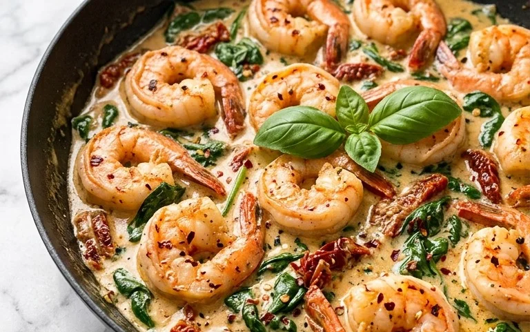 Tuscan Shrimp (One-Pan, 30-Minute Dinner)