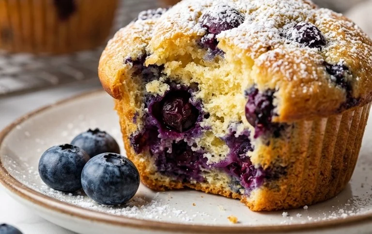 Homemade Blueberry Muffins