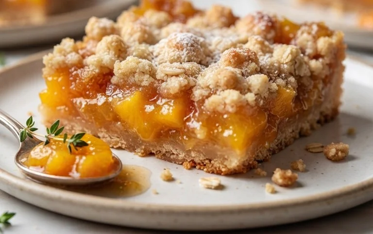Fresh Peach Crum extractb Bars