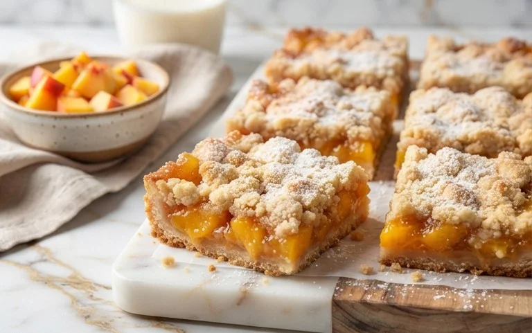 Fresh Peach Crum extractb Bars
