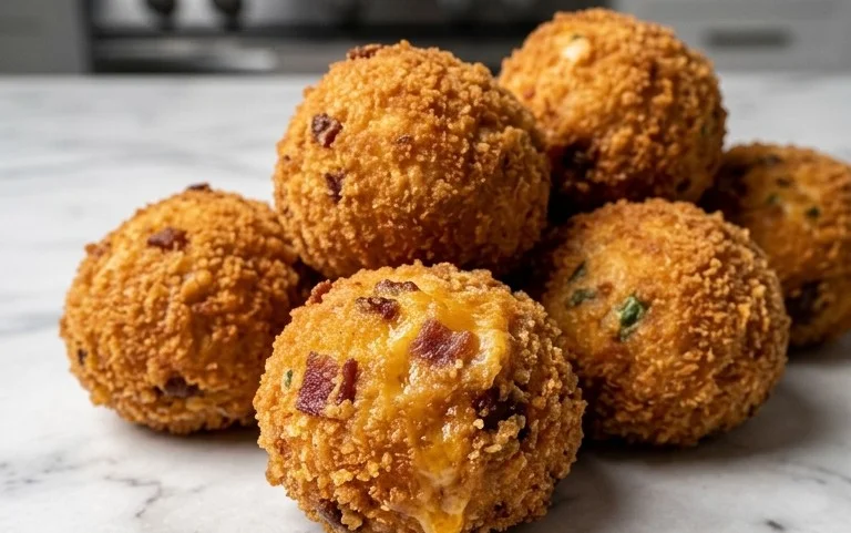Beef Bacon Jalapeño Popper Cheese Balls