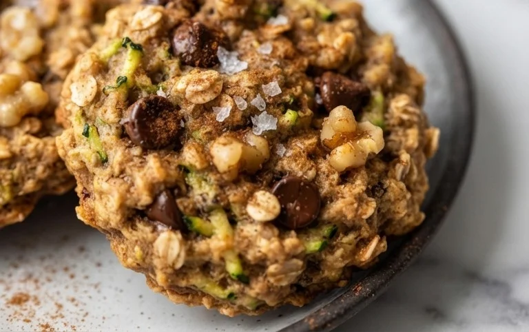 Healthy Zucchini Oatmeal Cookies
