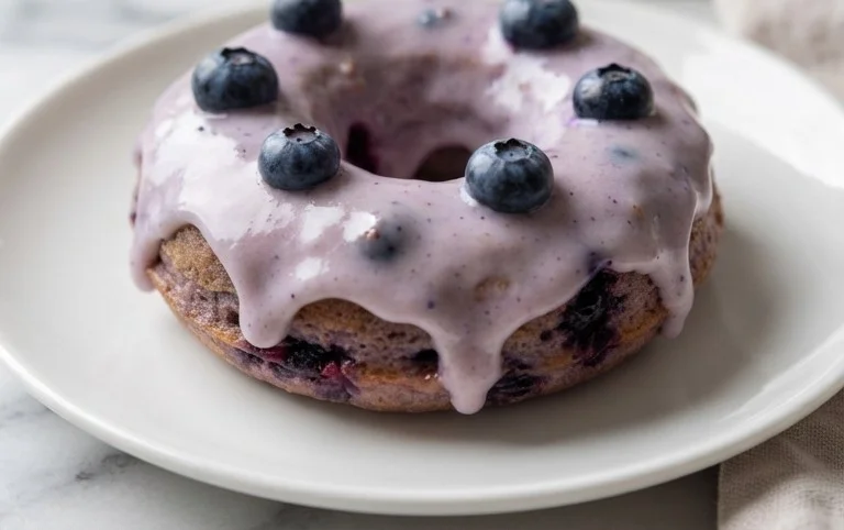 Blueberry Cake Donuts