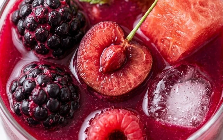 Watermelon Cherry Berry Beet Juice