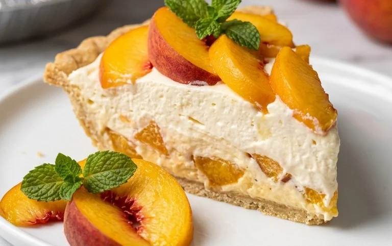 Peach Chiffon Pie