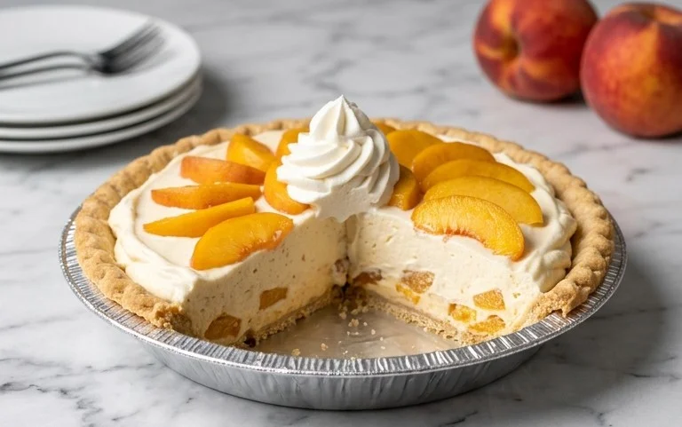 Peach Chiffon Pie