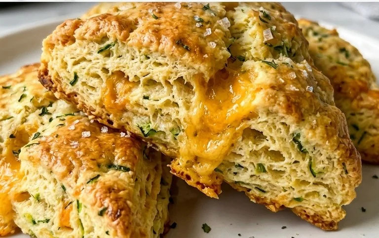 Zucchini Cheddar Scones
