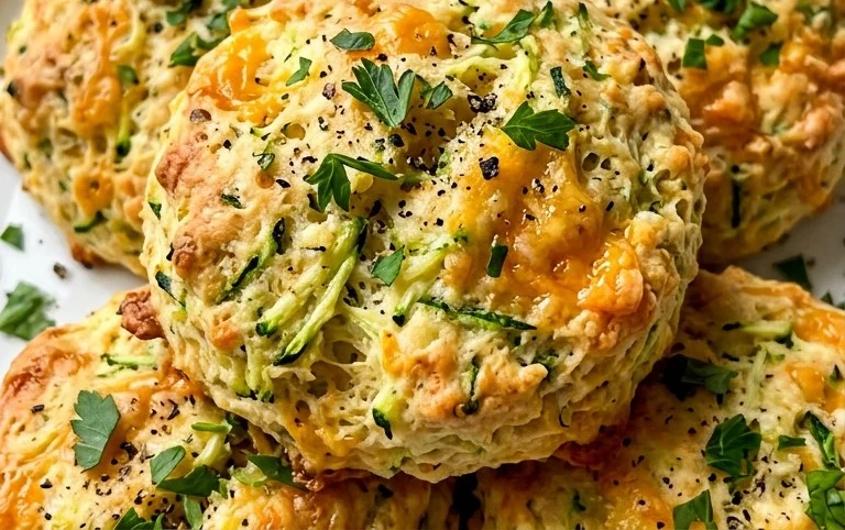 Zucchini Cheddar Biscuits
