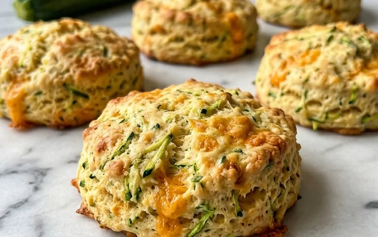 Zucchini Cheddar Biscuits
