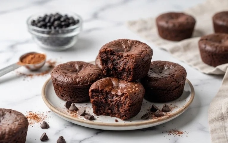 Chocolate Black Bean Brownie Bites
